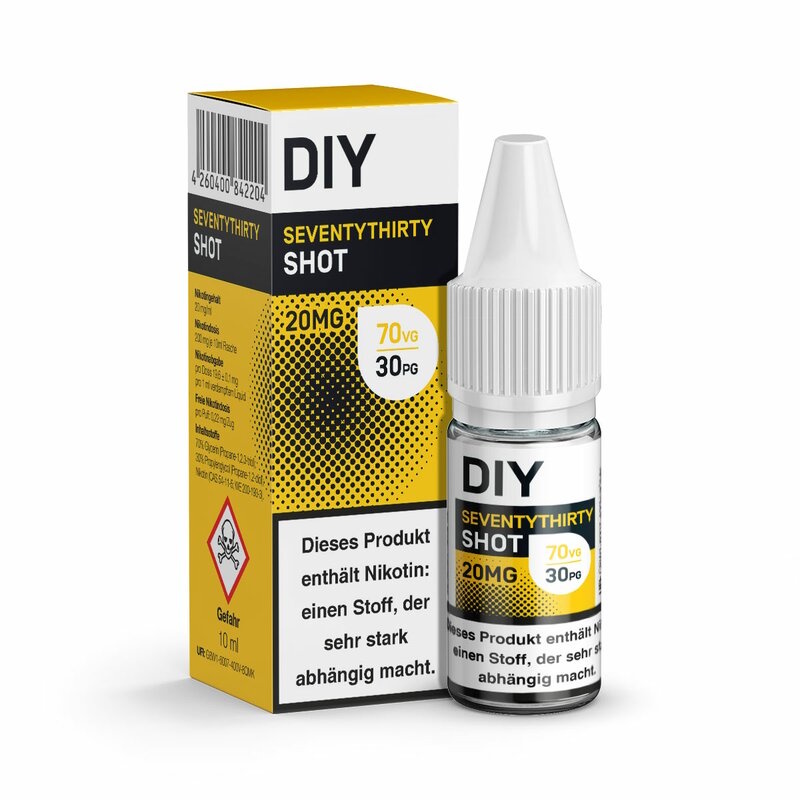 DIY Shot 70VG/30PG - 10ml Nikotin Shot 20mg