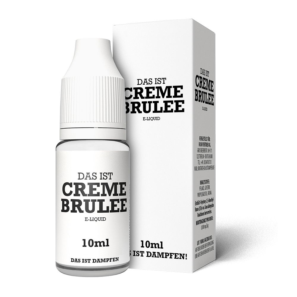 Das ist Dampfen - Creme Brulee 10ml Liquid
