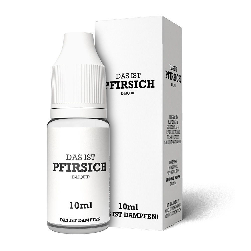 Das ist Dampfen - Pfirsich 10ml Liquid