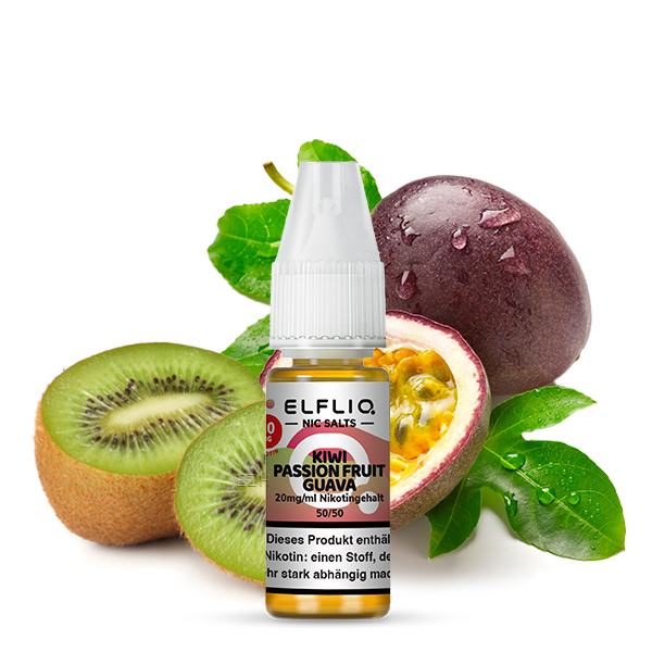 Elfliq - Kiwi Passion Fruit Guava 10ml NicSalt Liquid - Image 3
