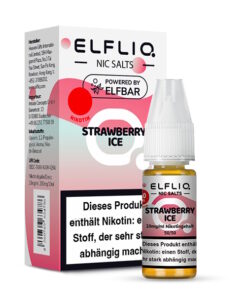 Elfliq - Strawberry Ice 10ml NicSalt Liquid