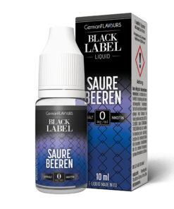 GermanFLAVOURS Black Label - Saure Beeren 10ml Liquid