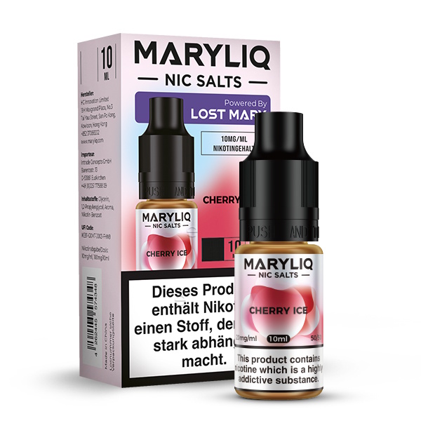 MARYLIQ - Cherry Ice 10ml NicSalt Liquid