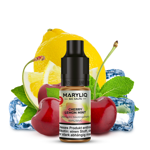 MARYLIQ - Cherry Lemon Mint 10ml NicSalt Liquid - Image 3