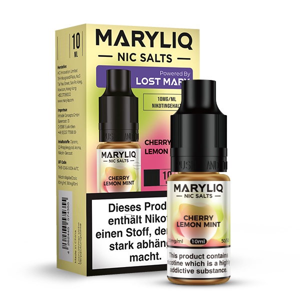MARYLIQ - Cherry Lemon Mint 10ml NicSalt Liquid