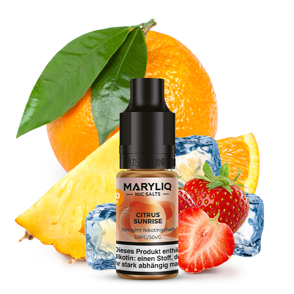 MARYLIQ - Citrus Sunrise 10ml NicSalt Liquid - Image 2