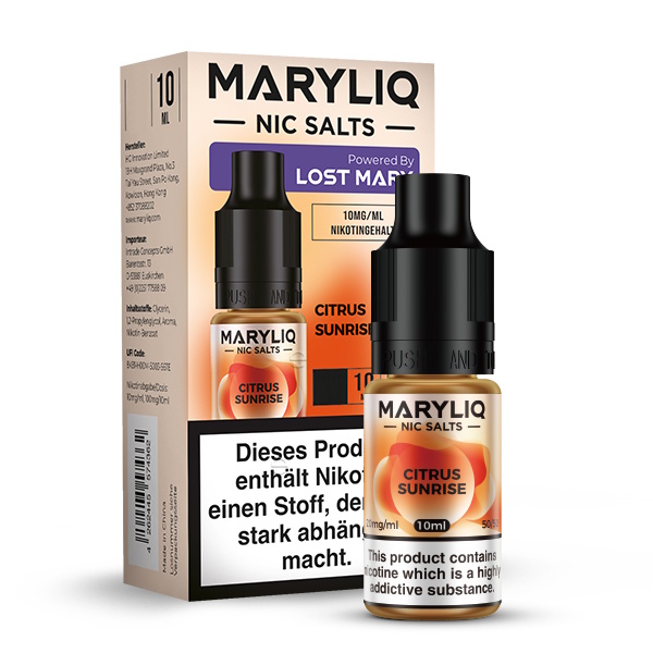 MARYLIQ - Citrus Sunrise 10ml NicSalt Liquid