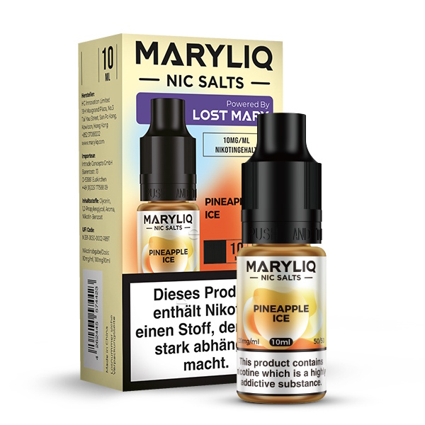 MARYLIQ - Pineapple Ice 10ml NicSalt Liquid