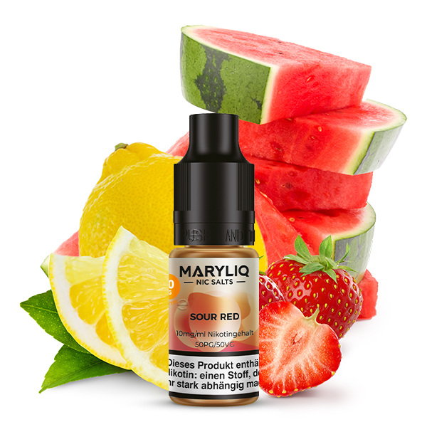 MARYLIQ - Sour Red 10ml NicSalt Liquid - Image 2