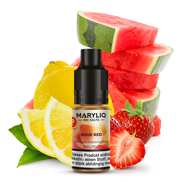 MARYLIQ - Sour Red 10ml NicSalt Liquid - Image 3