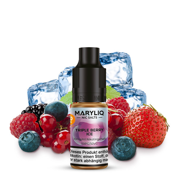 MARYLIQ - Triple Berry Ice 10ml NicSalt Liquid - Image 2