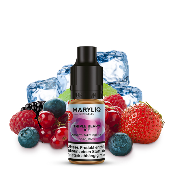 MARYLIQ - Triple Berry Ice 10ml NicSalt Liquid - Image 3