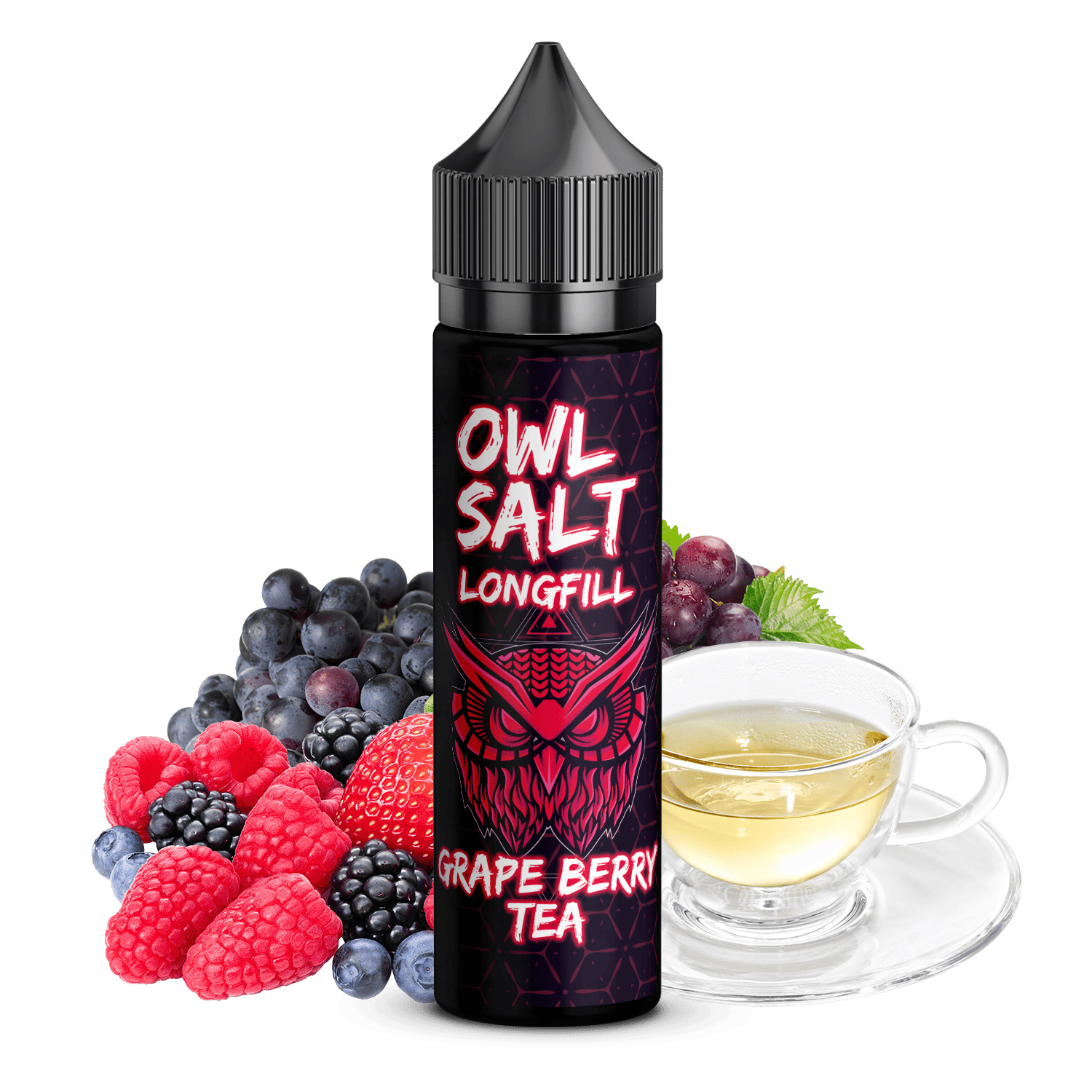 OWL Salt Longfill - Grape Berry Tea