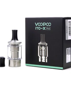 VooPoo ITO-X Pod Tank Verdampfer – Ohne Coil (Silber)