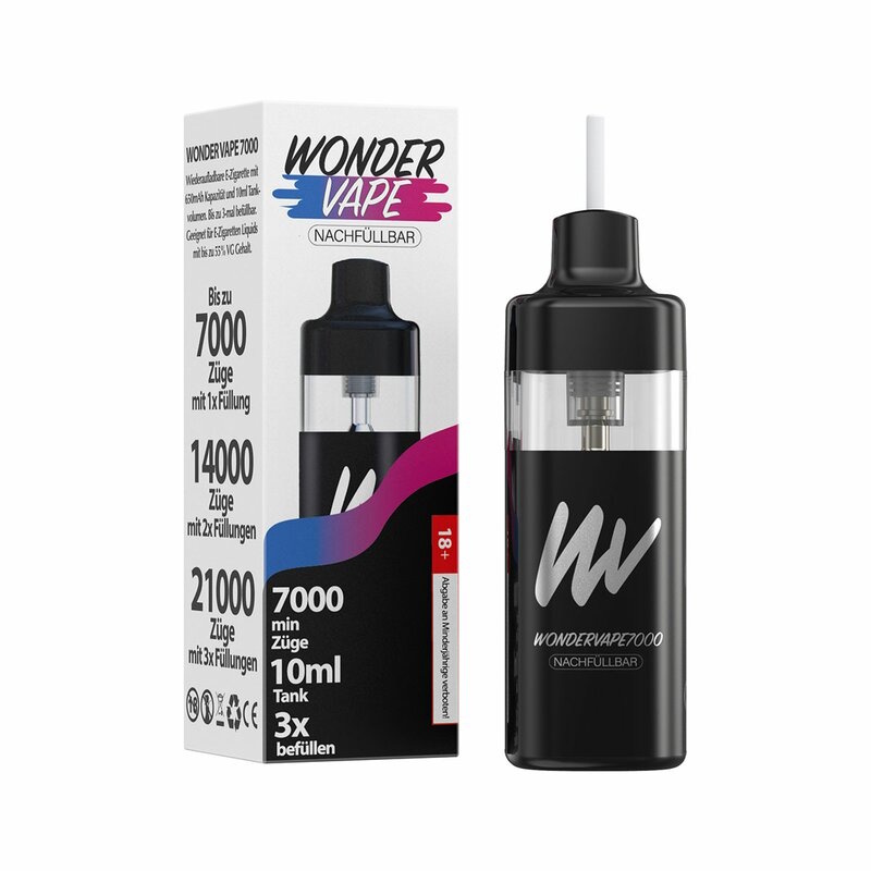 Wonder Vape 7000 Einweg E-Zigarette (Refill System)