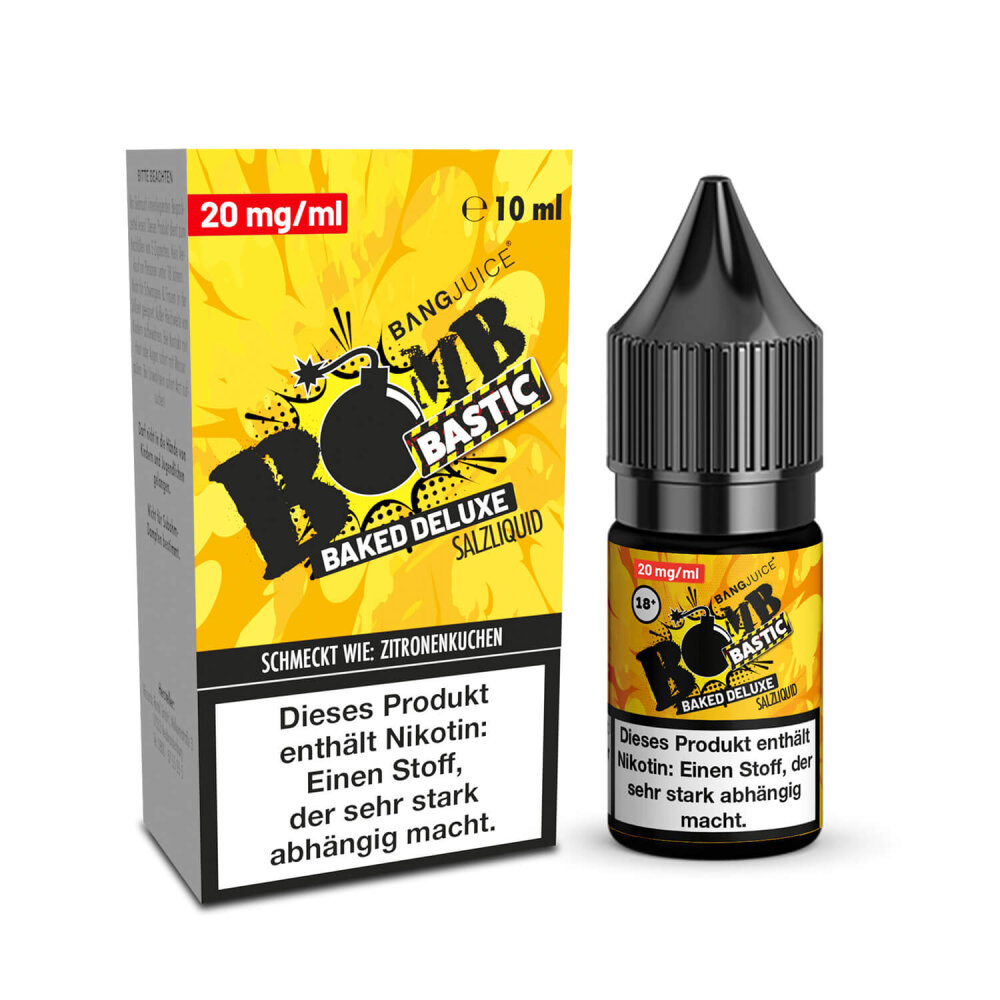 Bang Juice Bombbastic - Baked Deluxe 10ml NicSalt Liquid