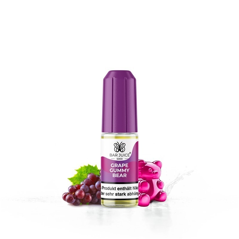 Bar Juice 5000 - Grape Gummy Bear 10ml NicSalt Liquid