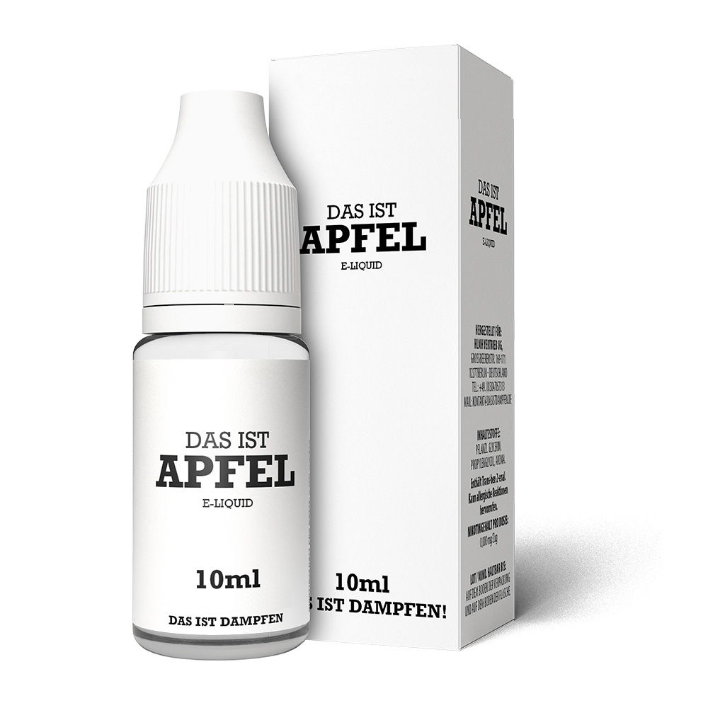 Das ist Dampfen - Apfel 10ml NicSalt Liquid