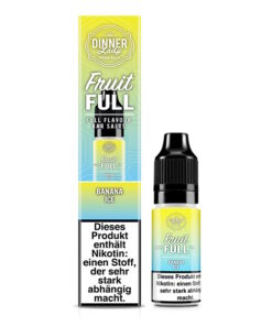 Dinner Lady Fruit Full - Banana Ice 10ml NicSalt Liquid