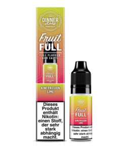 Dinner Lady Fruit Full - Kiwi Passionfruit Lime 10ml NicSalt Liquid