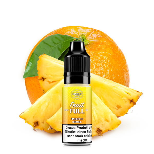 Dinner Lady Fruit Full - Pineapple Orange 10ml NicSalt Liquid - Image 2