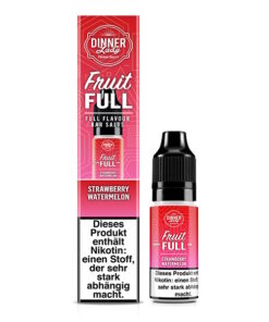 Dinner Lady Fruit Full - Strawberry Watermelon 10ml NicSalt Liquid