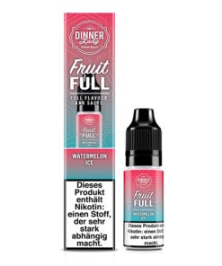 Dinner Lady Fruit Full - Watermelon Ice 10ml NicSalt Liquid