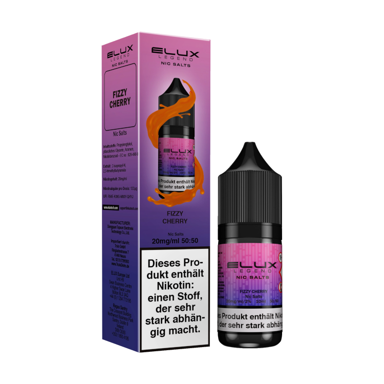 ELUX - Fizzy Cherry 10ml NicSalt Liquid