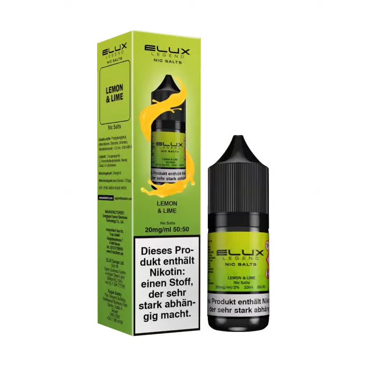 ELUX - Lemon Lime 10ml NicSalt Liquid