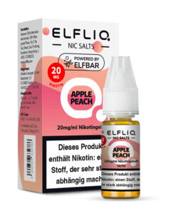 Elfliq - Apple Peach 10ml NicSalt Liquid