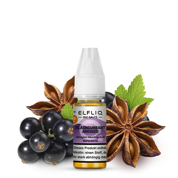 Elfliq - Blackcurrant Aniseed 10ml NicSalt Liquid - Image 2