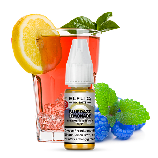 Elfliq - Blue Razz Lemonade 10ml NicSalt Liquid - Image 3