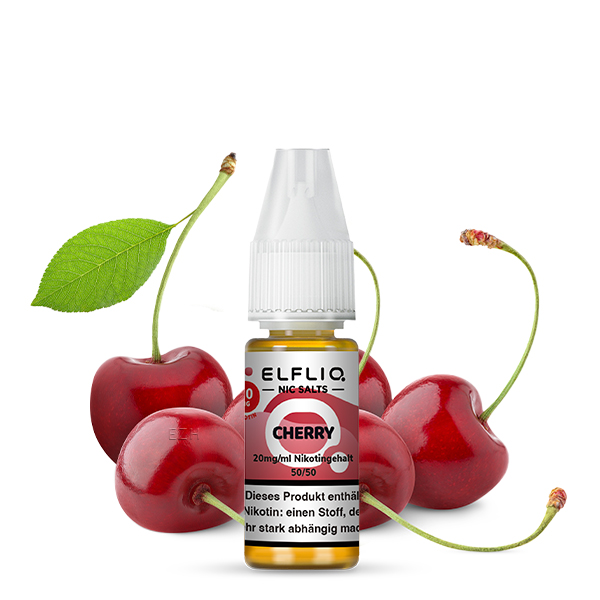 Elfliq - Cherry 10ml NicSalt Liquid - Image 3