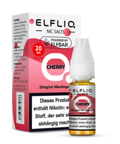 Elfliq - Cherry 10ml NicSalt Liquid