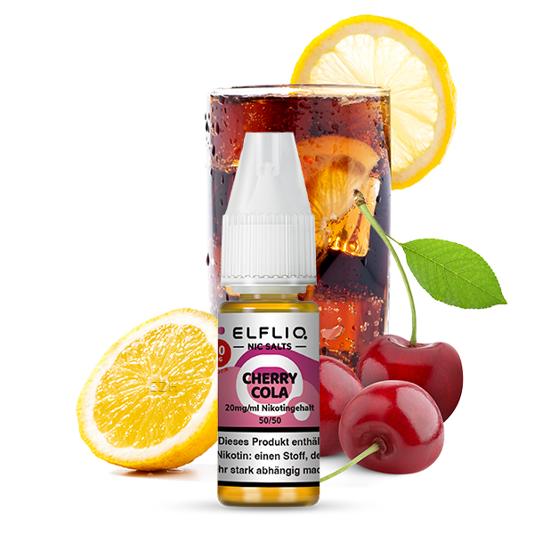 Elfliq - Cherry Cola 10ml NicSalt Liquid - Image 2