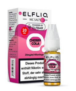 Elfliq - Cherry Cola 10ml NicSalt Liquid