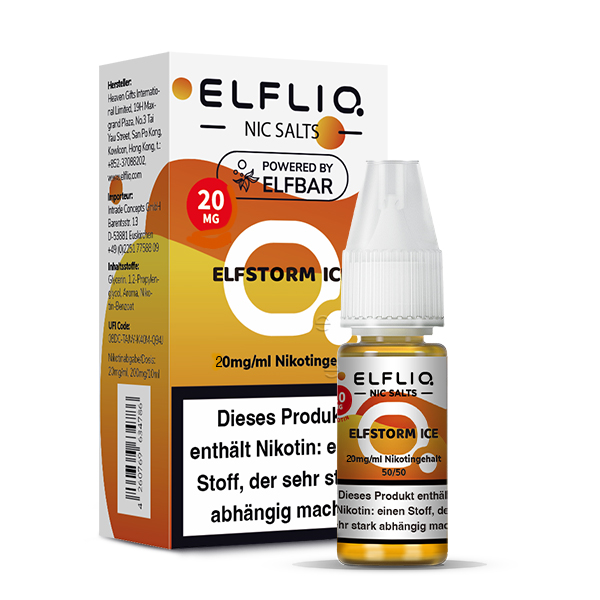 Elfliq - Elfstorm Ice 10ml NicSalt Liquid
