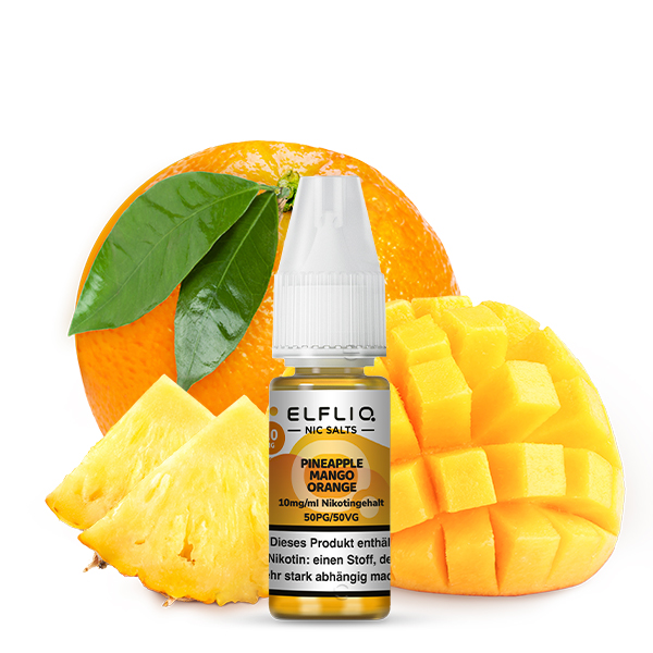Elfliq - Pineapple Mango Orange 10ml NicSalt Liquid - Image 2