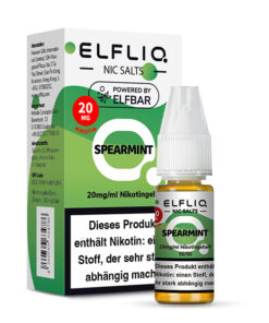 Elfliq - Spearmint 10ml NicSalt Liquid