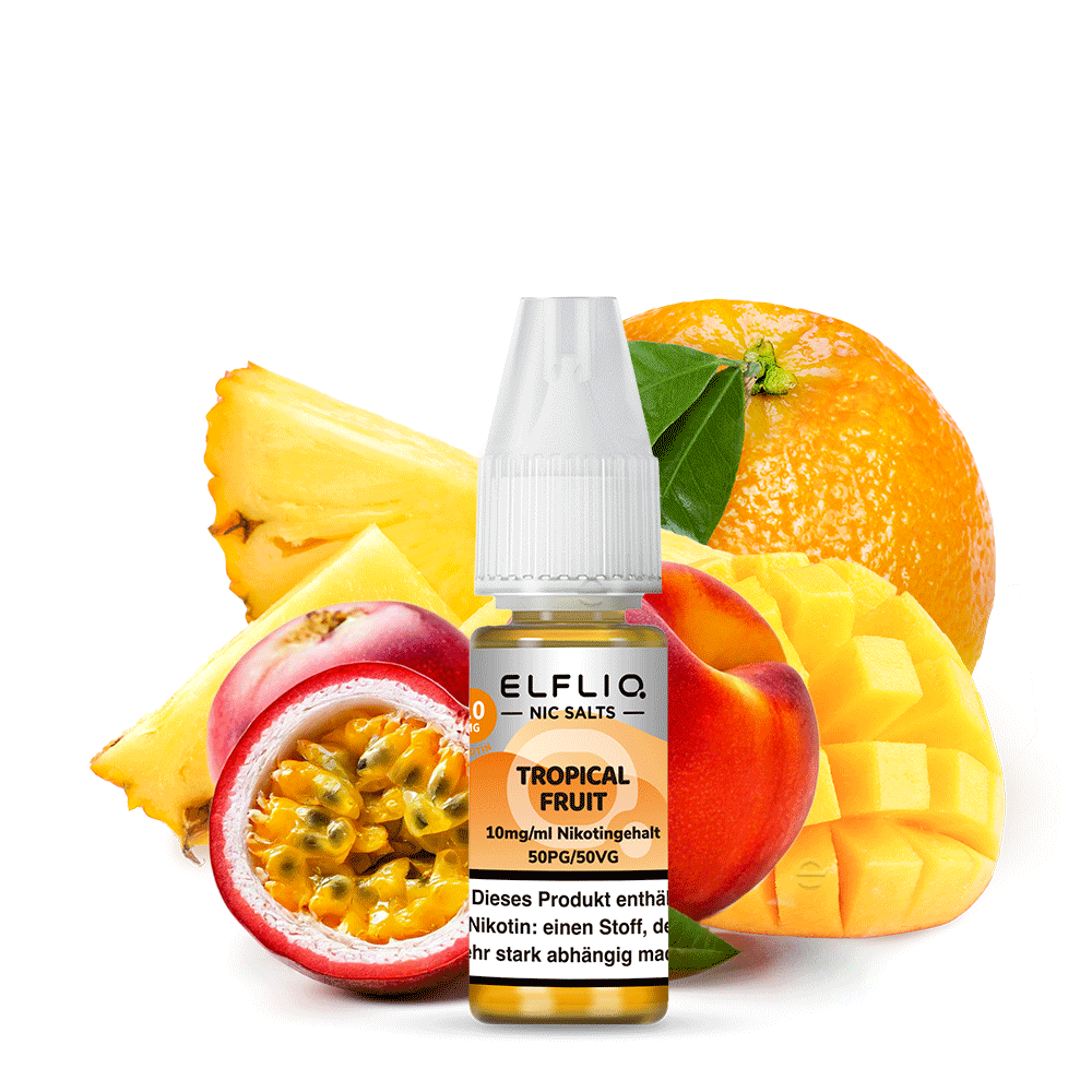 Elfliq - Tropical Fruit 10ml NicSalt Liquid - Image 2