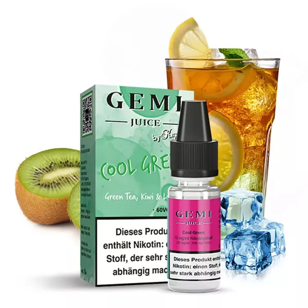Gemi Juice - Cool Green 10ml Nic Salt Liquid