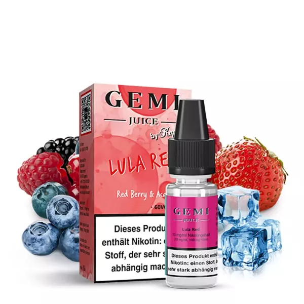 Gemi Juice - Lula Red 10ml Nic Salt Liquid