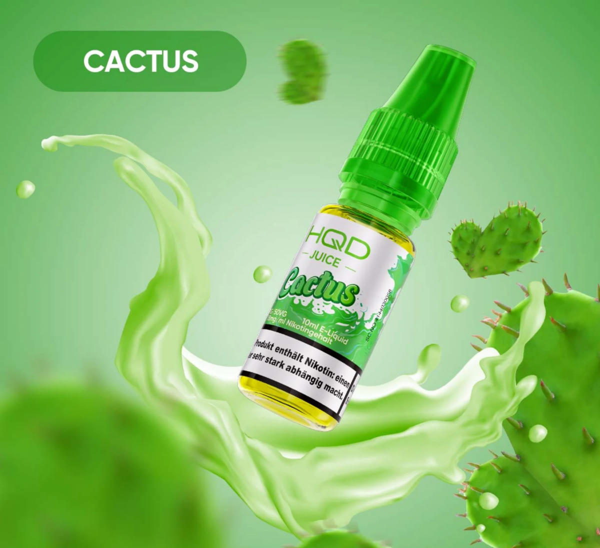 HQD Juice - Cactus 10ml 18mg NicSalt Liquid