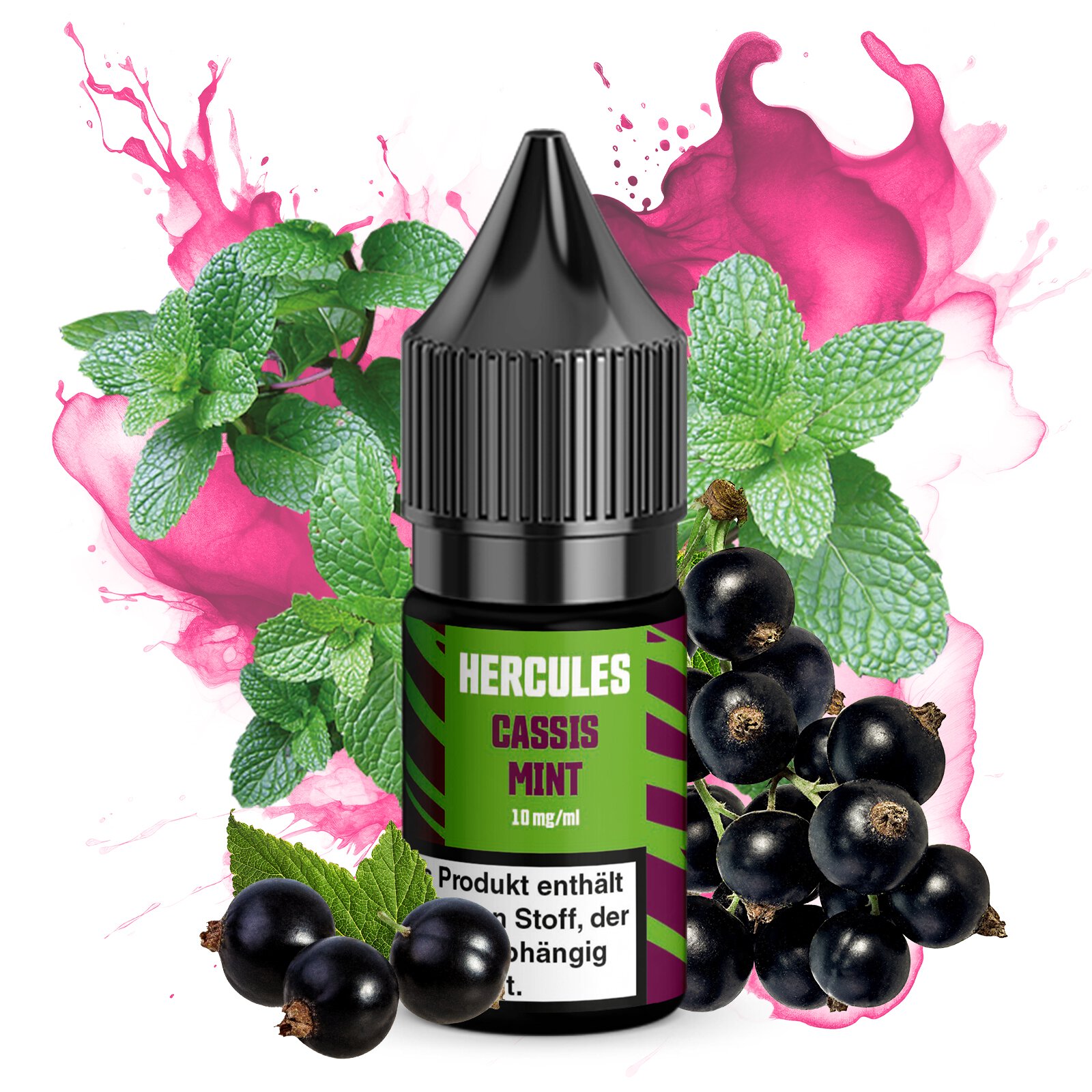 Hercules - Cassis Mint 10ml NicSalt Liquid