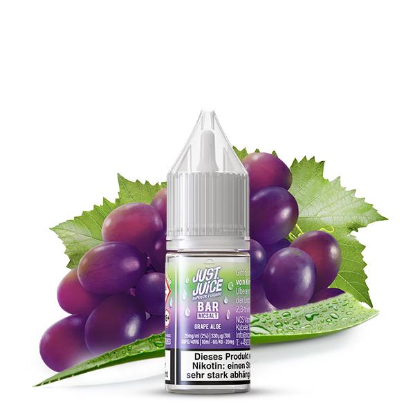 Just Juice Bar - Grape Aloe 10ml NicSalt Liquid