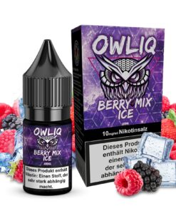 OWLIQ - Berry Mix Ice 10ml NicSalt Liquid
