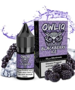 OWLIQ - Blackberry Ice 10ml NicSalt Liquid