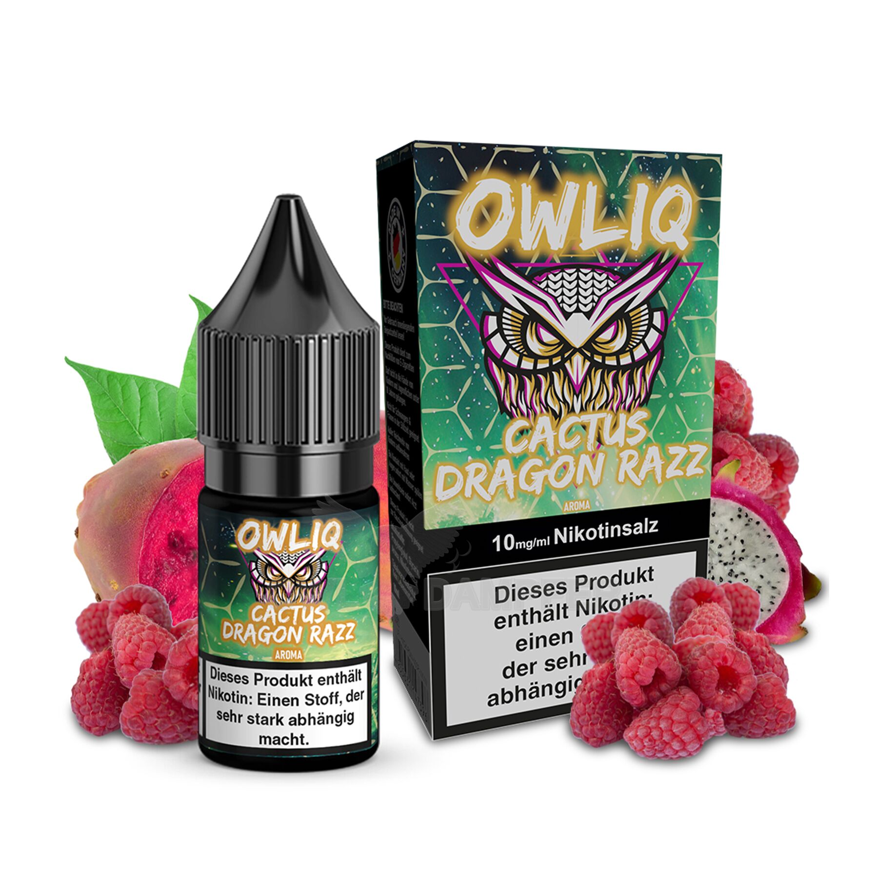 OWLIQ - Cactus Dragon Razz 10ml NicSalt Liquid