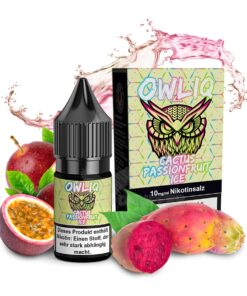 OWLIQ - Cactus Passionfruit Ice 10ml NicSalt Liquid