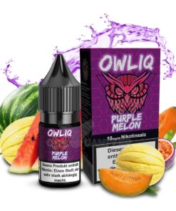 OWLIQ - Purple Melon 10ml NicSalt Liquid